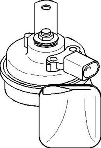 Signalhorn, AUDI,SEAT,SKODA,VW, 1K0 951 223, 1K0 951 223A, 1K0 951 223B, 5C0 951 223C