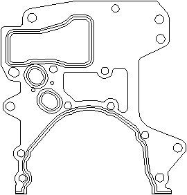 Packning, kamaxelhus, CHEVROLET,OPEL,VAUXHALL, 24405911, 56 38 611