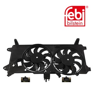 Fläkt, kylare, FIAT DOBLO Minibus, minivan, DOBLO Skåp/stor limousine, 46821264, 51718489, 51753828