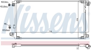 Kondensor, klimatanläggning, LEXUS UX, TOYOTA PRIUS, 8846010320, 8846047020