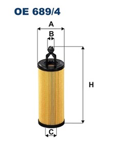 Oljefilter, CHRYSLER,DODGE,FIAT,JEEP,LANCIA, 4892339AC, 68191349AA, 68191349AB, K68191349AA, K68191349AB, K68191349AC