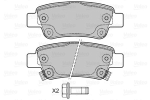 Bromsbeläggsats, Bakaxel, HONDA CR-V III, CR-V IV, 43022SWWG01, 43022-SWW-G01, 43022SWWG02, 43022-SWW-G02, 43022SWWG03, 43022-SWW-G03, 4