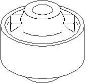 Bussning, länkarm, Bak, Fram, höger eller vänster, CITROËN C3 III, C3 PICASSO, C4 CACTUS, PEUGEOT 207, 207 CC, 207 SW, 208 I, 3520 R7H,