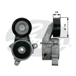 Spännrulle, flerspårsrem, CHRYSLER,DODGE,JEEP,MITSUBISHI, 04891659AA, 1345A013, 4891659AA, K04891659AA