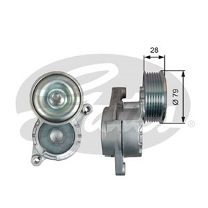 Spännrulle, flerspårsrem, MAZDA 3, 3 Sedan, Z60115980B, Z60115980C, Z60115980D