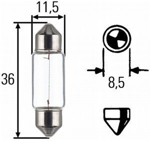 Glödlampa, innerbelysning, Bak, Fram, Sidoinstallation, Fotutrymme