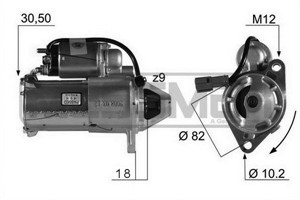 Startmotor, CHEVROLET,DAEWOO,MITSUBISHI,OPEL,VAUXHALL, 09 119 798, 09 512 270, 12 02 029, 12 02 145, 90 449 689, 90 451 825, 90 487 345,