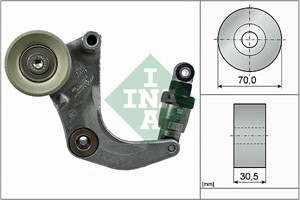 Sträckare, flerspårsrem, HONDA CIVIC IX, CIVIC Sedan IX, CIVIC Tourer IX, CR-V IV, 31170R0A005, 31170-R0A-005, 31170R0A015, 31170-R0A-01