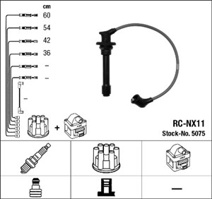 Tändkabelsats, NISSAN,SEAT, 0813035, 093179235, 13117292, 1N03-18-140, 22440-0M802, 22440-0M810, 22440-0M811, 22440-0M815, 22440-1N510,