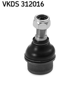 Kulled / Spindelled, Fram, höger eller vänster, Nedre, IVECO DAILY Flak/chassi III, DAILY Flak/chassi IV, DAILY Skåp III, DAILY Skåp IV,