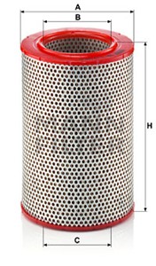 Luftfilter, MERCEDES-BENZ,NSU,OPEL,PORSCHE, 00 05 436 503, 000 094 58 04, 001 094 37 04, 1498 417, 3447926, 5000 209, 5436 503, 617 094