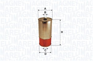 Oljefilter, DAEWOO,MERCEDES-BENZ,SSANGYONG, 5016966, 6011800009, 6011800109, 6011800210, 6011840025, 6011840125, 6011840210, 6611803009,