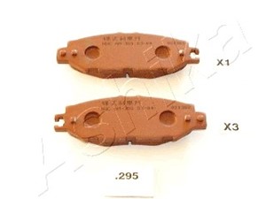 Bromsbeläggsats, Bakaxel, LEXUS LS, 0446626010, 0446626020, 0446640040, 0446650020, 0446650030, 0446650050, 0446650051, 0446650060, 0446