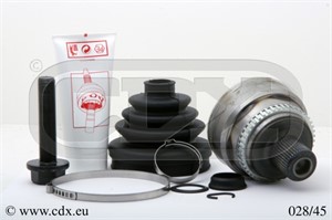 Drivknut, Framaxel, På hjulsidan, AUDI 80 B4 Avant, 80 B4 Sedan, COUPE B3