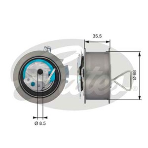 Spännrulle, kamrem, SEAT,SKODA,VW, 038109243M, 045109243F, 1221490, 2M216K254AA