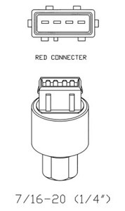 Tryckswitch, klimatanläggning, CITROËN,FIAT,LANCIA,PEUGEOT, 000001375.4, 0000M1375.4, 01 44 0 012 125, 01 44 0 156 396, 01 44 0 156 740,