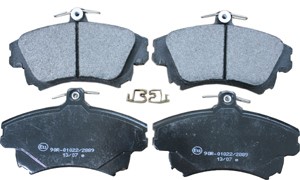 Bromsbeläggsats, Fram, MITSUBISHI CARISMA, CARISMA Sedan, COLT VI, COLT CZC Cabriolet VI, SMART FORFOUR, VOLVO S40 I, V40 Kombi, 3 062 3