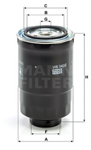 Bränslefilter, CHRYSLER,FORD,JEEP,LDV,NISSAN,SUZUKI,TOYOTA, 16400-V7200, 16400-VB201, 16403-4U105, 16403-59E00, 16403-59E0A, 16403-G2400