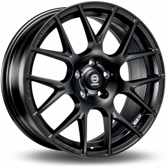 Sparco Pro Corsa Matt Black 8/18 5/100 ET35 B63.3