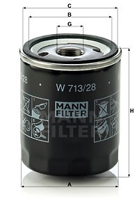 Oljefilter, AUSTIN,LAND ROVER,LDV,LOTUS,MG,MORGAN,MORRIS,ROVER, 5007 165, 5020 120, 710000263, 86 71 000 496, 93156863, 9975449, ADU 741