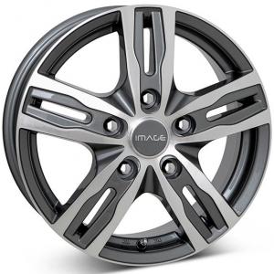 Image Solid Gunmetal Polished 6.5x16 5/118 ET68 B71.1
