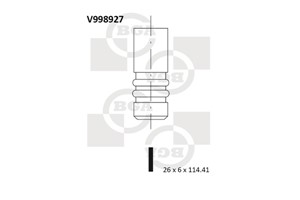 Avgasventil, ALFA ROMEO,FIAT,LANCIA,OPEL,PEUGEOT,SAAB,VAUXHALL, 46 787 902, 46787902, 641386, 93178588