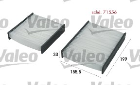 Kupefilter, CITROËN,DS,PEUGEOT, 1609428080, 6447VX, 6447-VX, 6447VY, 6447-VY