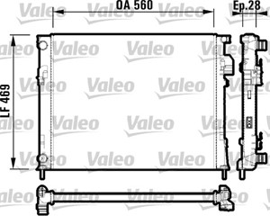 Kylare, motorkylning, NISSAN,OPEL,RENAULT,VAUXHALL, 2140000QAS, 21400-00QAS, 4408645, 7700312899, 91166001