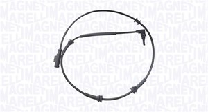 ABS-givare, Sensor, hjulvarvtal, Fram, höger eller vänster, FIAT PANDA, PANDA VAN, LANCIA YPSILON, 51846660, 52012823, 52070359