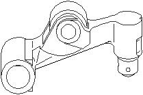 Vipparm, ventiler, Avgas-/utsläppssidan, AUDI,MITSUBISHI,SEAT,SKODA,VW, 03G 109 412A, 03G 109 412C, MN980077