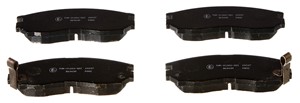 Bromsbeläggsats, Framaxel, CHRYSLER,HYUNDAI,MITSUBISHI,PROTON, 58101M2A01, MB699174, MB699266, MB699702, MB858375, MB858583, MB895072, M
