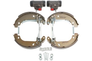 Bromsbackar, sats, Bakaxel, PEUGEOT 206 Halvkombi, 206 Sedan, 206 SW, 206+, 42418L, 424213