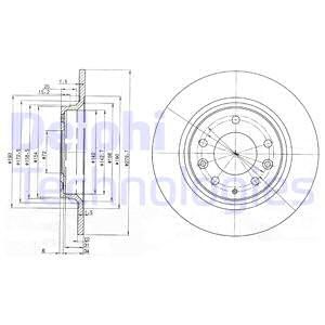 Bromsskiva, MAZDA, G25Y-262-51, G25Y26251A, GF3Y26251, GF3Y-26-251A, GFYY-26-251, GK2Y26251F, GK2Y26251G, GK2Y26251H, N123-26-251, N1232