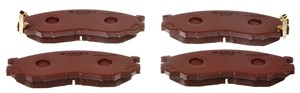 Bromsbeläggsats, Fram, MITSUBISHI L 300 Buss III, L 300 Flak/chassi III, L200, L400 Buss, L400 Skåp, MR389547, MZ690338