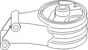 Motorkudde, Bak, FIAT CROMA, OPEL SIGNUM Halvkombi, VECTRA C, VECTRA C GTS, VECTRA C Kombi, VAUXHALL SIGNUM, VECTRA Mk II, 09156933, 517