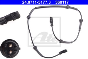ABS-givare, Sensor, hjulvarvtal, Framaxel, RENAULT MEGANE II, MEGANE Coupé-Cabriolet II, 82 00 307 447