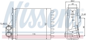 Värmeväxlare, kupévärme, DACIA,LADA,RENAULT, 6001547484, 6001549894