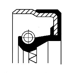 Oljepackningsring, differential, Bakaxel, Framaxel, Utgång, MERCEDES-BENZ, 0099972247, 0209972547, A0209972547