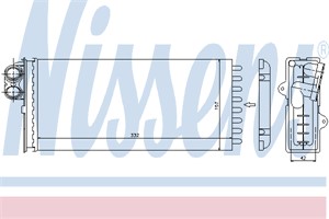 Värmeväxlare, kupévärme, NISSAN,OPEL,RENAULT,RENAULT TRUCKS,VAUXHALL, 2711500QAC, 4501165, 77 01 205 584, 7701205584, 9161465