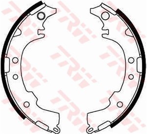 Bromsbackar, sats, Bakaxel, DAIHATSU EXTOL Buss, TERIOS, TOYOTA PICNIC, 04495-44010, 04495-87402, 04495-87402-000, 04495-B4050, 04495-B4