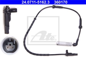ABS-givare, Sensor, hjulvarvtal, Bakaxel, BMW 5 [E60], 6 [E63], 6 Cabriolet [E64], 34 52 2 282 781, 34 52 7 841 958, 34 52 7 853 584