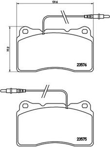 Bromsbeläggsats, CITROËN C8, FIAT ULYSSE, LANCIA PHEDRA, PEUGEOT 3008 Minibus, minivan, 607, 807, 425207, 425254, 425255, 425460, 71773
