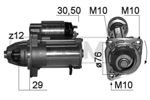 Startmotor, FORD C-MAX II, FOCUS III, FOCUS Sedan III, FOCUS Turnier III, GRAND C-MAX, 174300D140, 1743022240, 1743022420, 1871334, F1FT