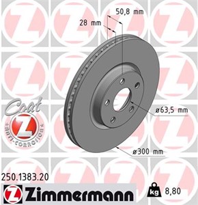 Bromsskiva, Framaxel, FORD GALAXY III, S-MAX, 1 877 785, E1GC-1125-AB