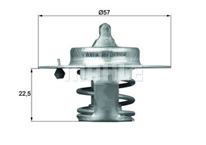 Termostat, kylvätska, CITROËN,FIAT,PEUGEOT,RENAULT, 0009150072380, 1337 47, 91 500 723 80, 915 00 723, 9150072380, 915007380