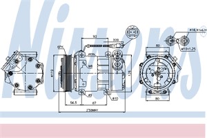 Kompressor, klimatanläggning, CITROËN,FIAT,LANCIA,PEUGEOT, 6453CL, 6453JF, 6453KT, 9626902180, 9645306580