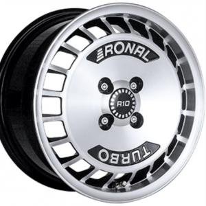 Ronal R10 Turbo Gloss Black Polished 7x15 4/100 ET28 B68