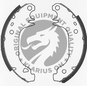 Bromsbackar, sats, Bakaxel, PEUGEOT 309 I, RENAULT 11, 11 Skåp/halvkombi, 5, 5 Skåp/halvkombi, 6, 9, SUPER 5, SUPER 5 Skåp/halvkombi, 42