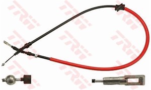 Vajer, parkeringsbroms, Bak, Höger, AUDI 80 B3 Sedan, 80 B4 Sedan, 90 B3, CABRIOLET B3, COUPE B2, COUPE B3, 893 609 722 E, 893 609 722 F