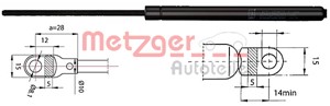 Gasfjäder, bagageutrymme, BMW 5 [E34], 5124 1 934 270, 5124 8 110 327